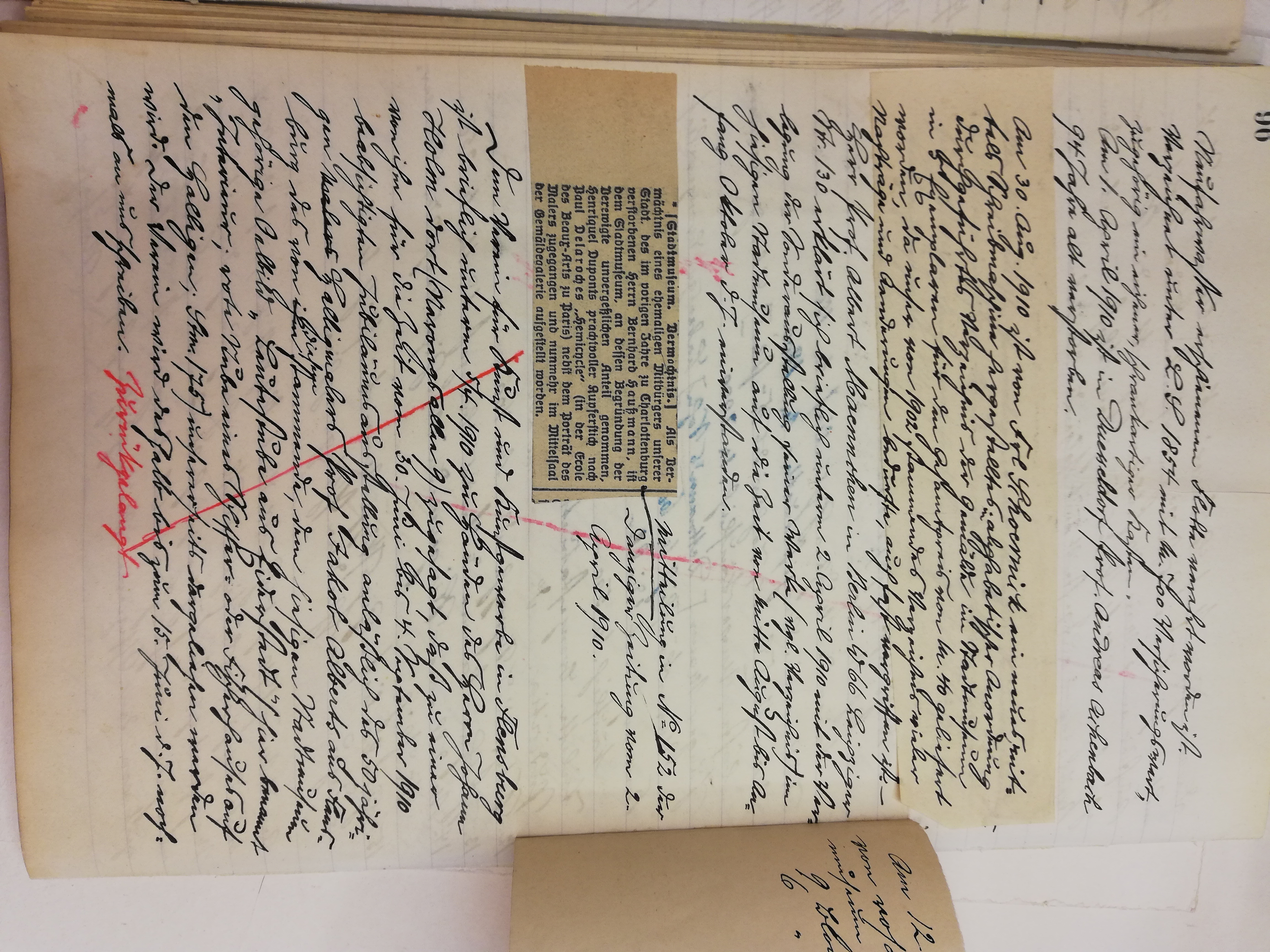 rękopis Kronika Zarządu Muzeum
