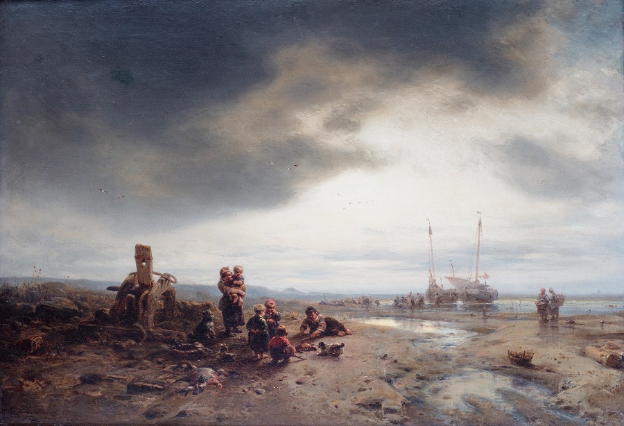 Zakup obrazu Eduarda Hildebrandta „Dzieci na brzegu” (1855 r.)