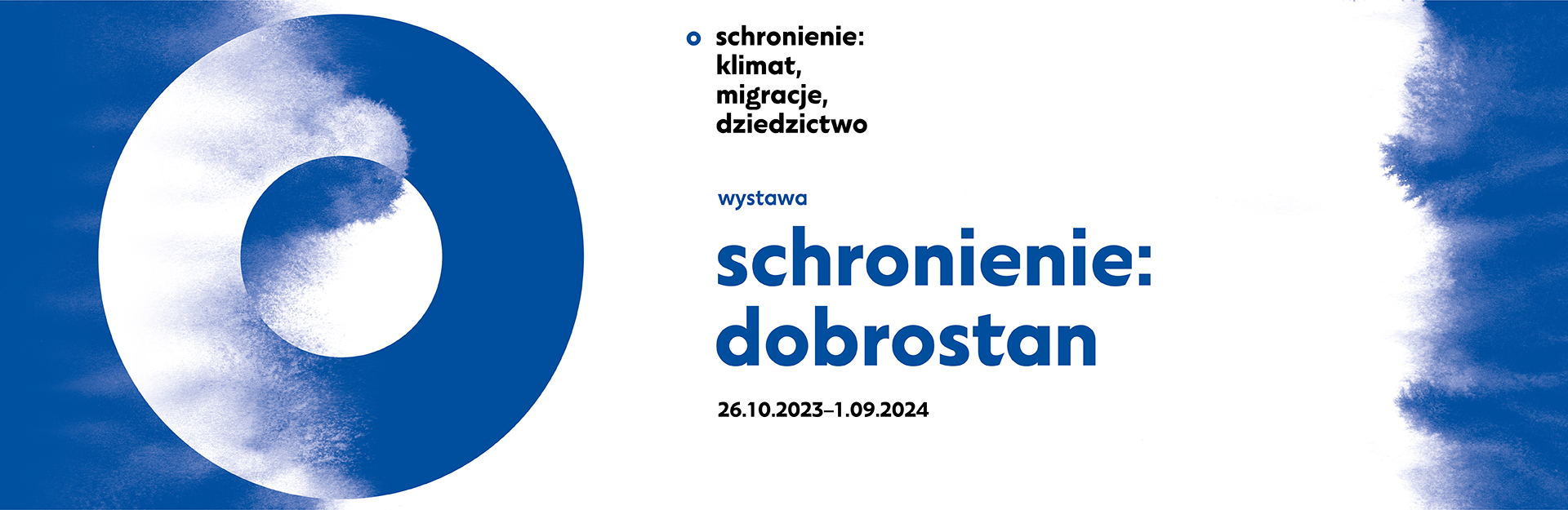 baner do wystawy schronienie