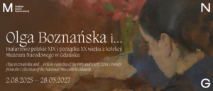 baner promujący wystawę; Olga Boznańska