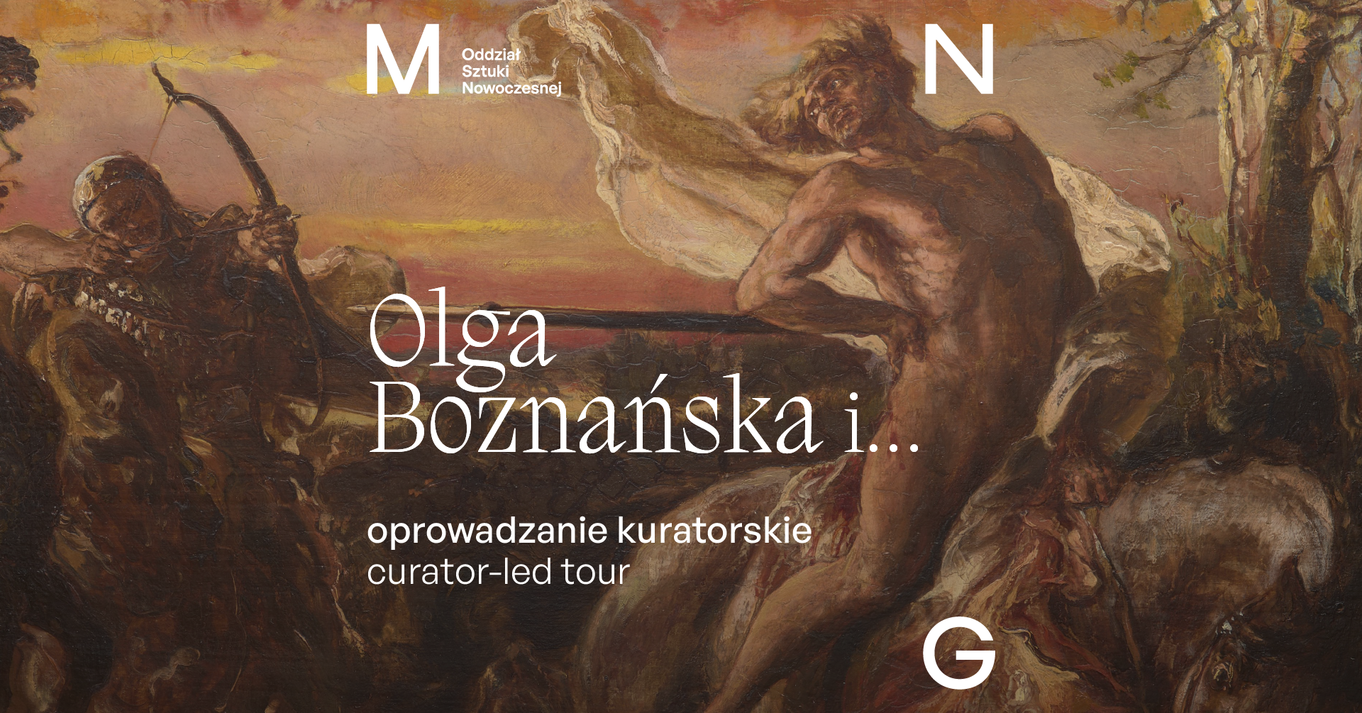 Baner promujący oprowadzanie