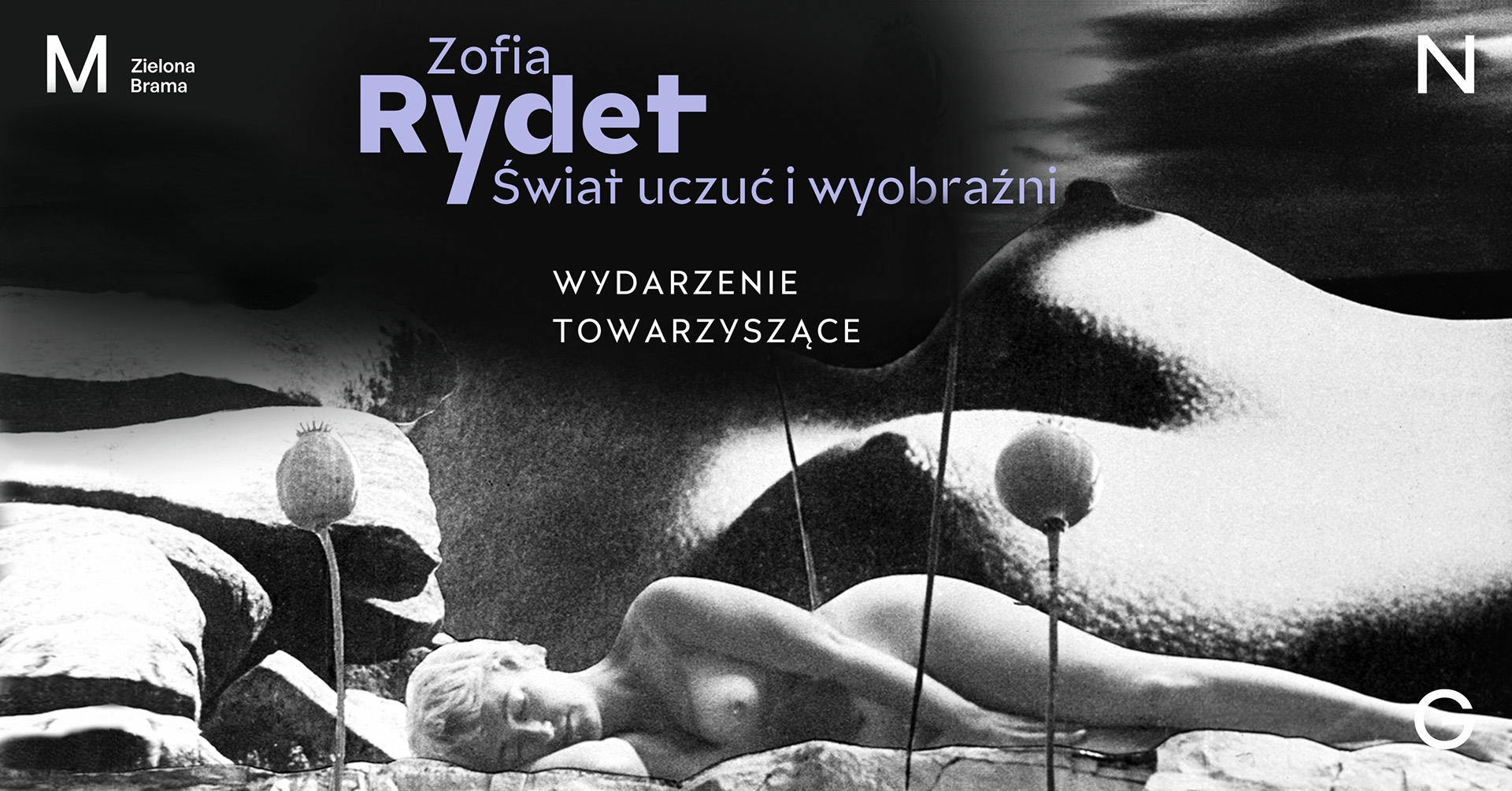 Baner promocyjny; leżąca kobieta