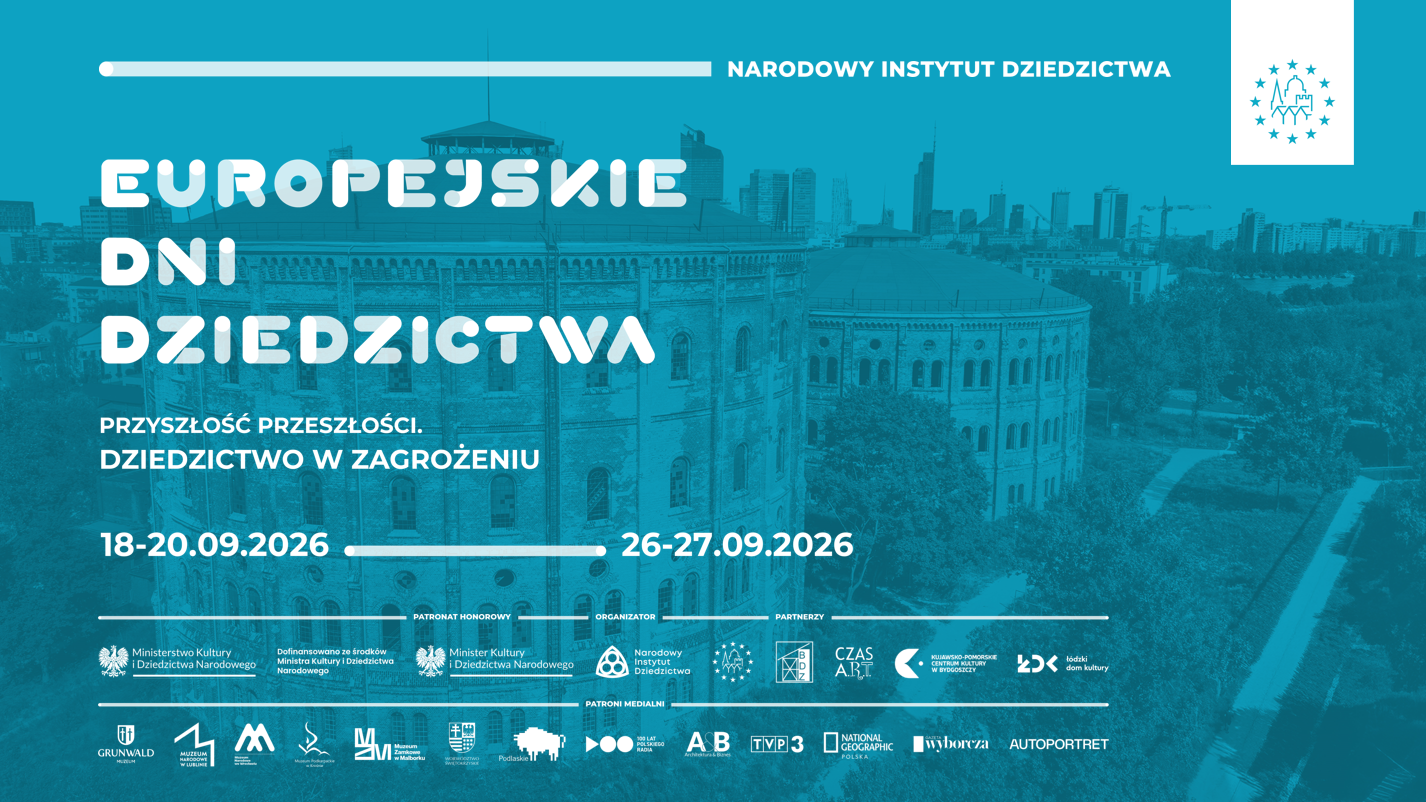 zaproszenie na Europejskie Dni Dziedzictwa